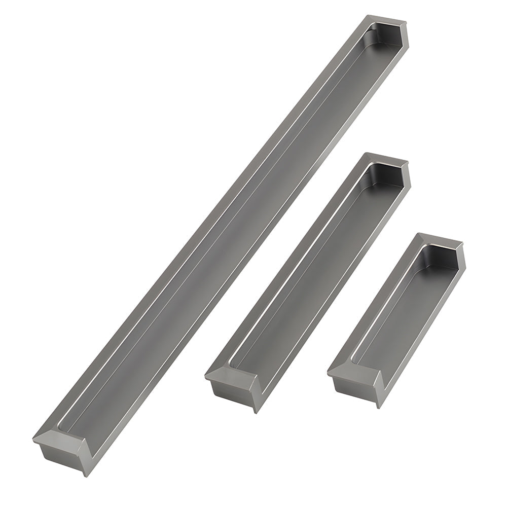Comforsyco Recessed Flush Finger Pulls for Cabinets