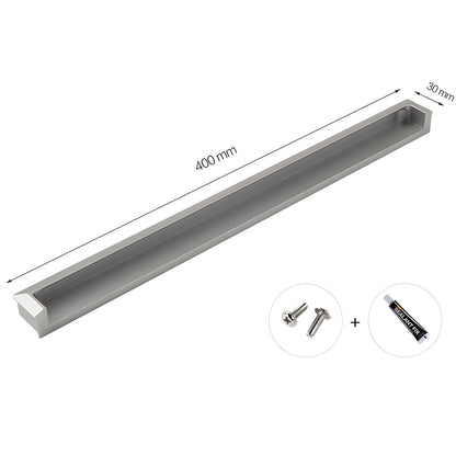 Comforsyco Recessed Flush Finger Pulls for Cabinets