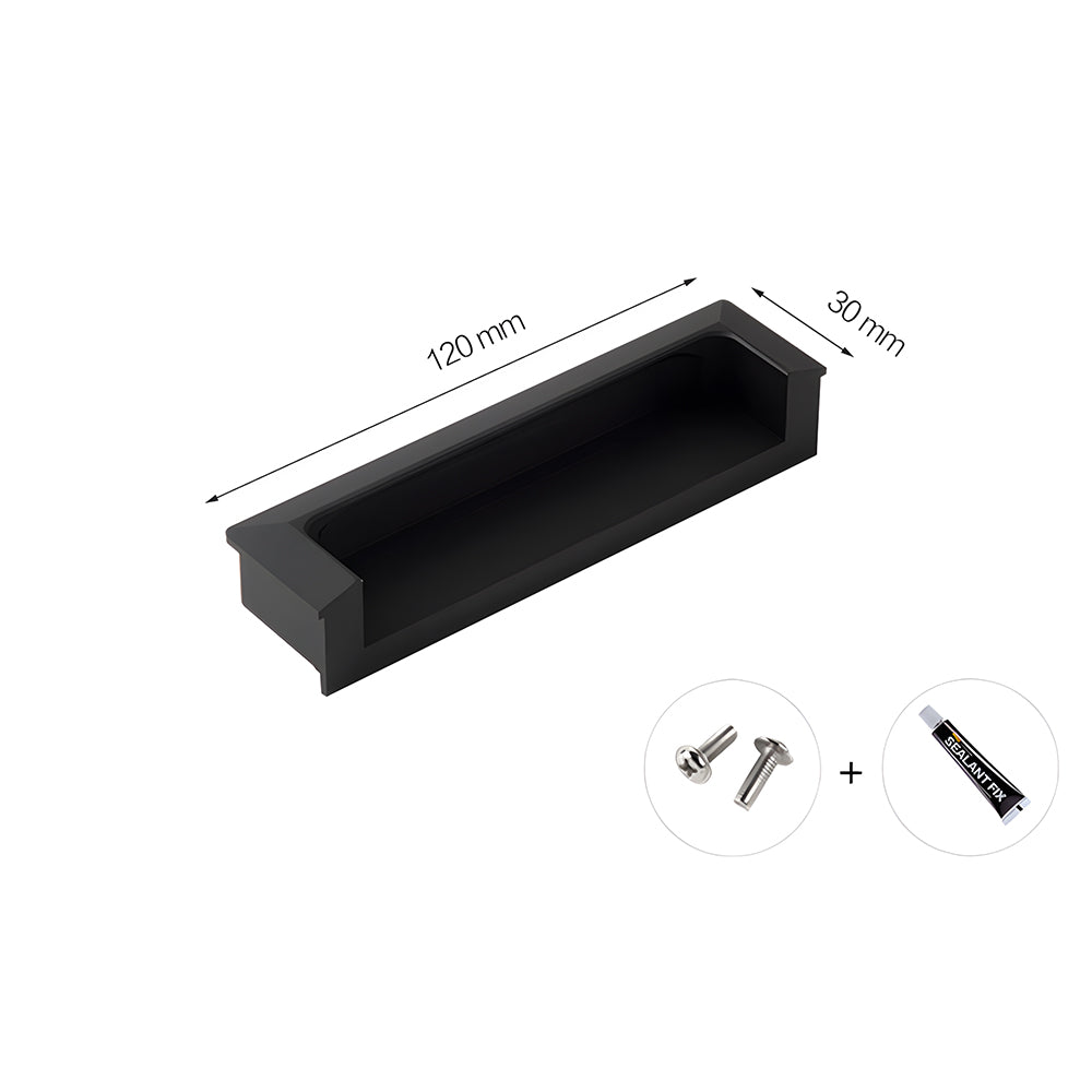 Comforsyco Recessed Flush Finger Pulls for Cabinets