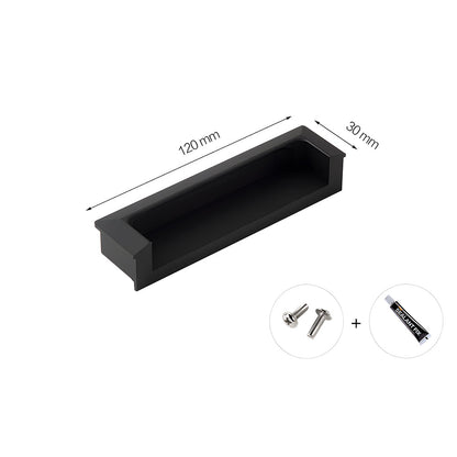 Comforsyco Recessed Flush Finger Pulls for Cabinets