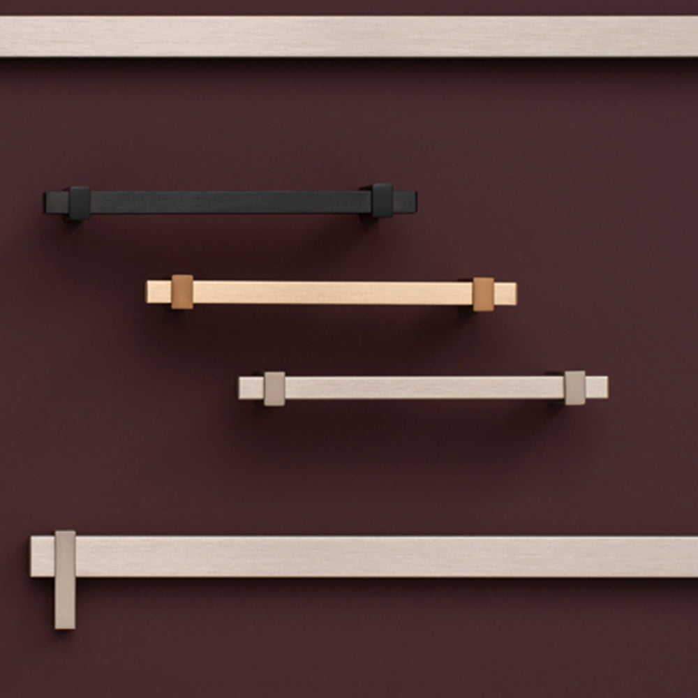 Comforsyco Rectangular Aluminum Cabinet Handles and Drawer Pulls