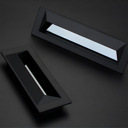 Comforsyco Rectangular Recessed Drawer Pulls, Zinc Alloy Cabinet Handles