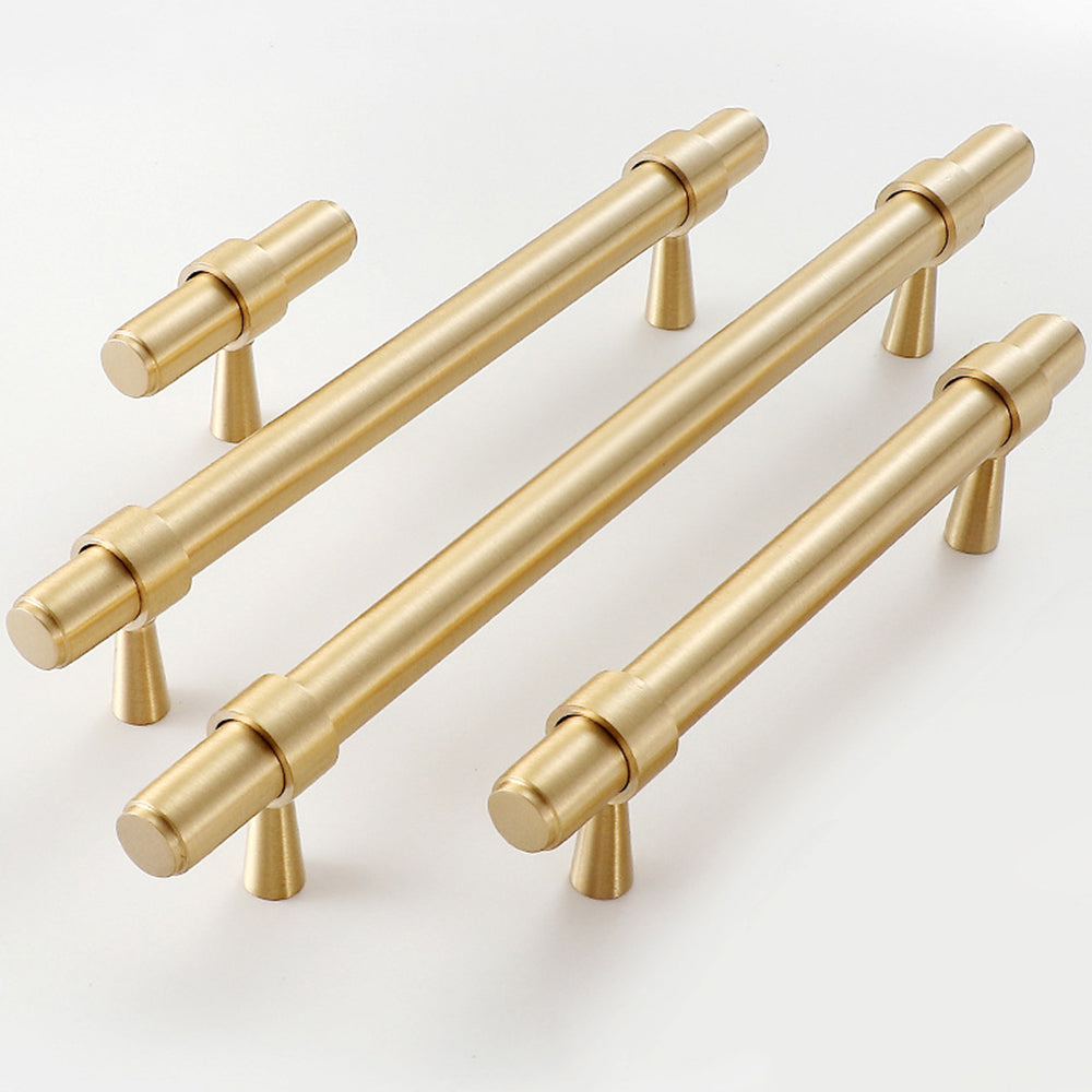 Comforsyco Retro Brass Cabinet Pulls and Knobs