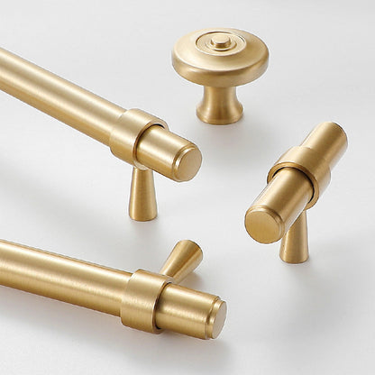 Comforsyco Retro Brass Cabinet Pulls and Knobs