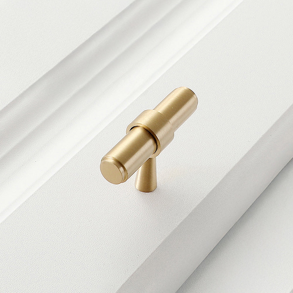 Comforsyco Retro Brass Cabinet Pulls and Knobs