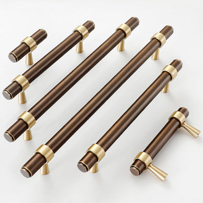 Comforsyco Retro Brass Cabinet Pulls and Knobs