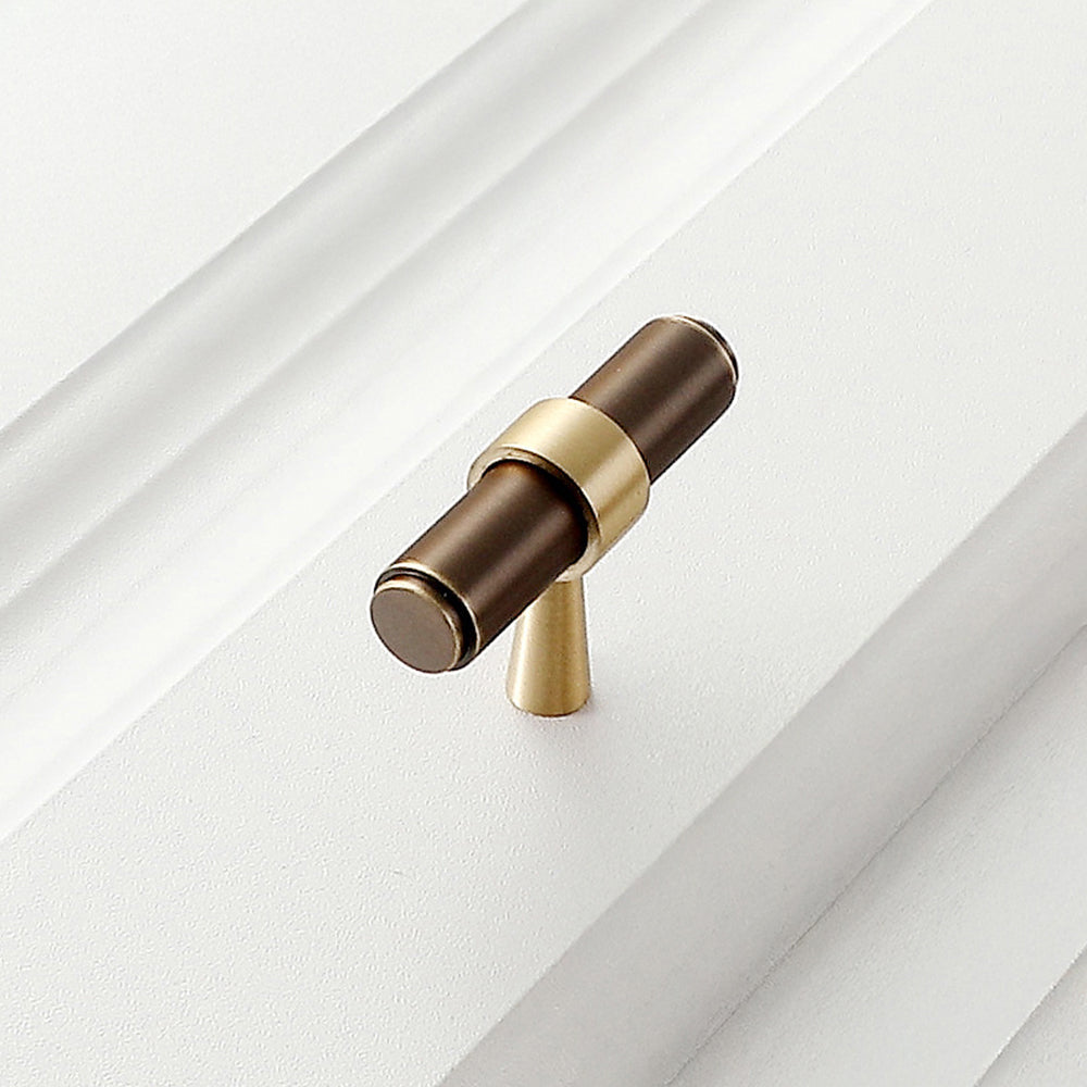 Comforsyco Retro Brass Cabinet Pulls and Knobs
