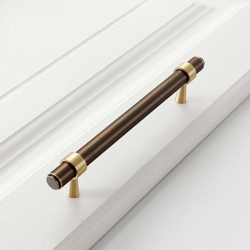 Comforsyco Retro Brass Cabinet Pulls and Knobs