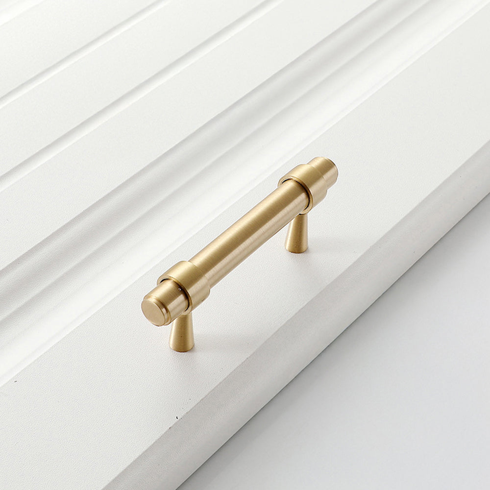 Comforsyco Retro Brass Cabinet Pulls and Knobs