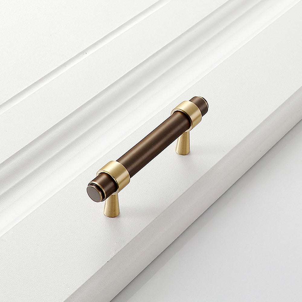 Comforsyco Retro Brass Cabinet Pulls and Knobs