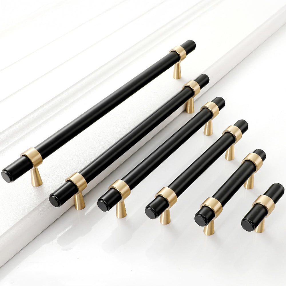 Comforsyco Retro Brass Cabinet Pulls and Knobs