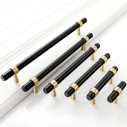 Comforsyco Retro Brass Cabinet Pulls and Knobs