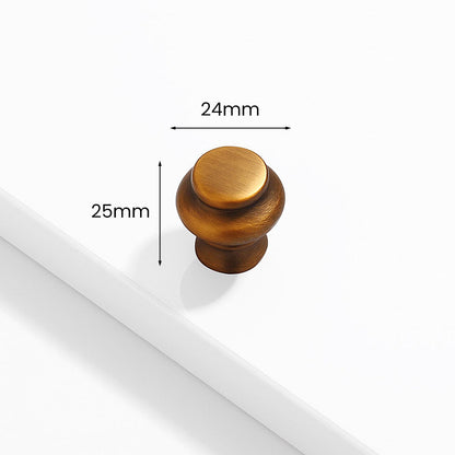 Comforsyco Retro Turned Zinc Alloy Cabinet Handles and Drawer Knobs