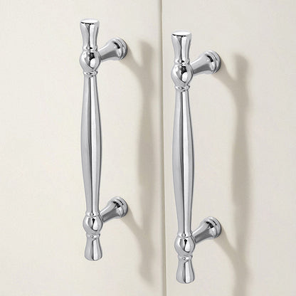 Comforsyco Retro Turned Zinc Alloy Cabinet Handles and Drawer Knobs