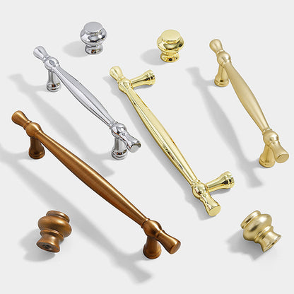 Comforsyco Retro Turned Zinc Alloy Cabinet Handles and Drawer Knobs