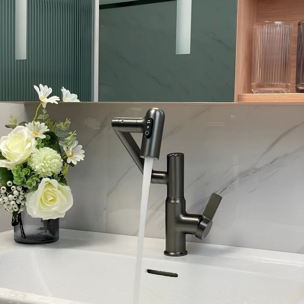 Rotelle Smart Multi-Angle Rotating Bathroom Sink Faucet