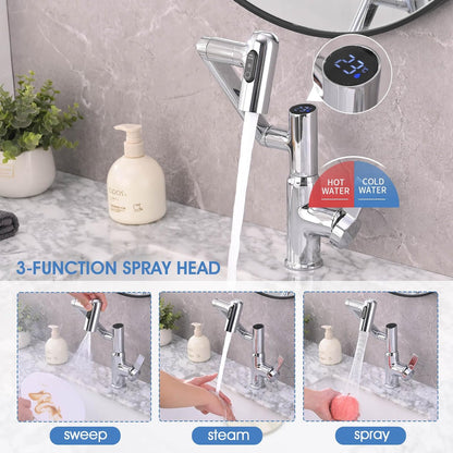 Rotelle Smart Multi-Angle Rotating Bathroom Sink Faucet