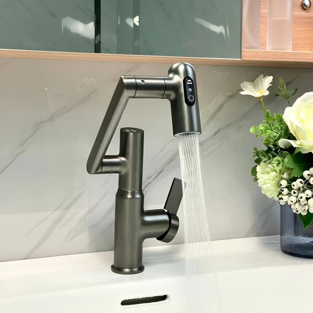 Rotelle Smart Multi-Angle Rotating Bathroom Sink Faucet