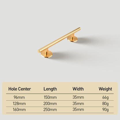 Comforsyco Round Bar Cabinet Pulls and Drawer Handles with Round Bases