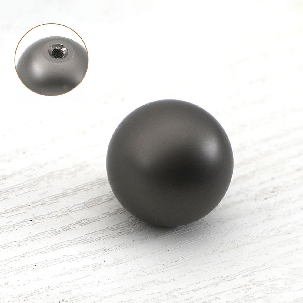 Comforsyco Round Bar Cabinet Pulls and Matching Knobs for Wardrobes