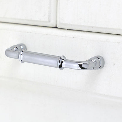 Comforsyco Round Bar Cabinet Pulls and Matching Knobs for Wardrobes
