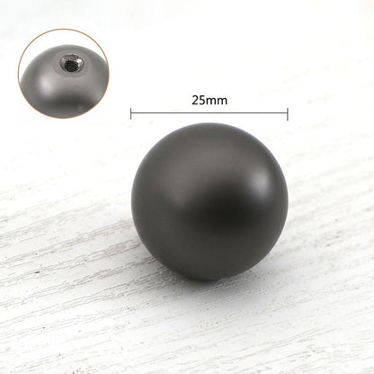 Comforsyco Round Bar Cabinet Pulls and Matching Knobs for Wardrobes