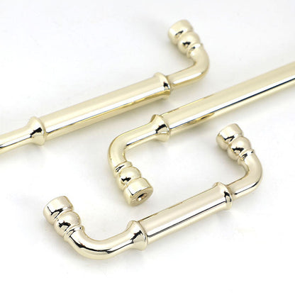 Comforsyco Round Bar Cabinet Pulls and Matching Knobs for Wardrobes