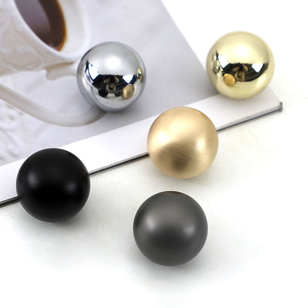 Comforsyco Round Bar Cabinet Pulls and Matching Knobs for Wardrobes