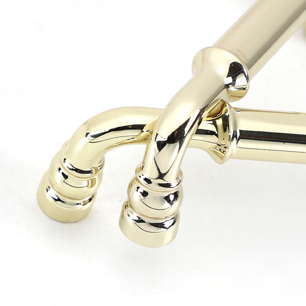 Comforsyco Round Bar Cabinet Pulls and Matching Knobs for Wardrobes