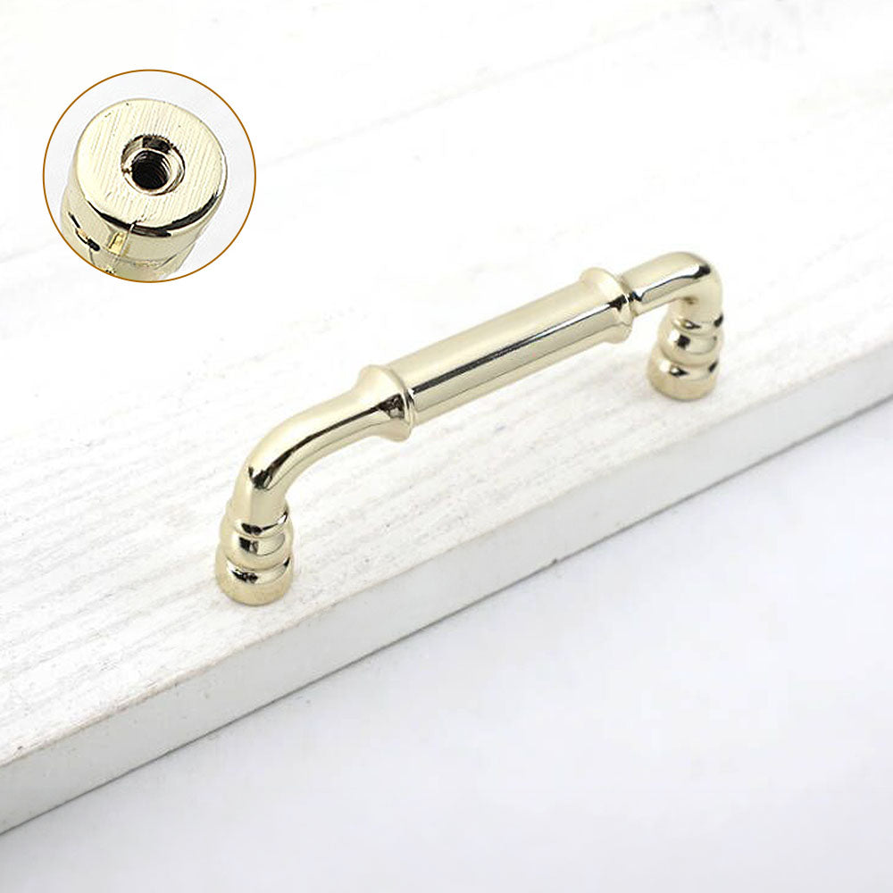Comforsyco Round Bar Cabinet Pulls and Matching Knobs for Wardrobes