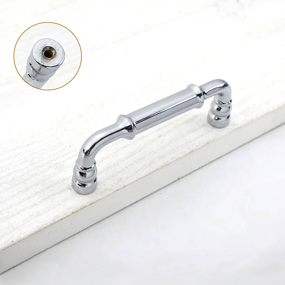 Comforsyco Round Bar Cabinet Pulls and Matching Knobs for Wardrobes