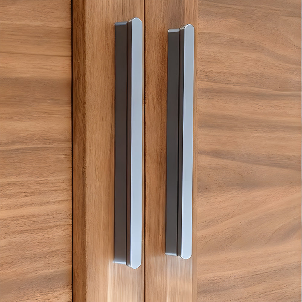 Comforsyco Rounded-End Aluminum Alloy Cabinet Handles for Kitchen Cabinets