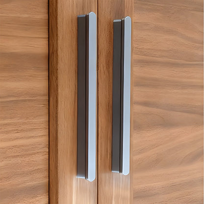 Comforsyco Rounded-End Aluminum Alloy Cabinet Handles for Kitchen Cabinets
