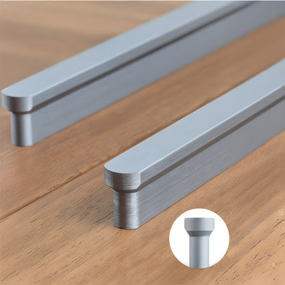 Comforsyco Rounded-End Aluminum Alloy Cabinet Handles for Kitchen Cabinets