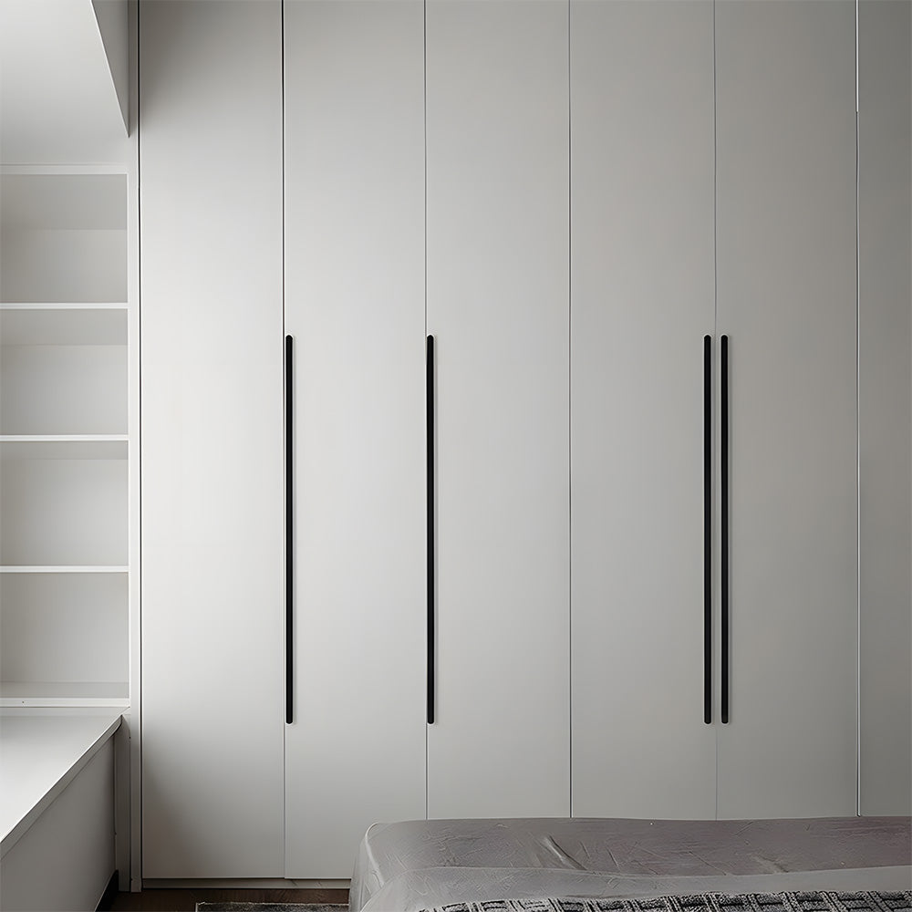 Comforsyco Rounded-End Aluminum Alloy Cabinet Handles for Kitchen Cabinets