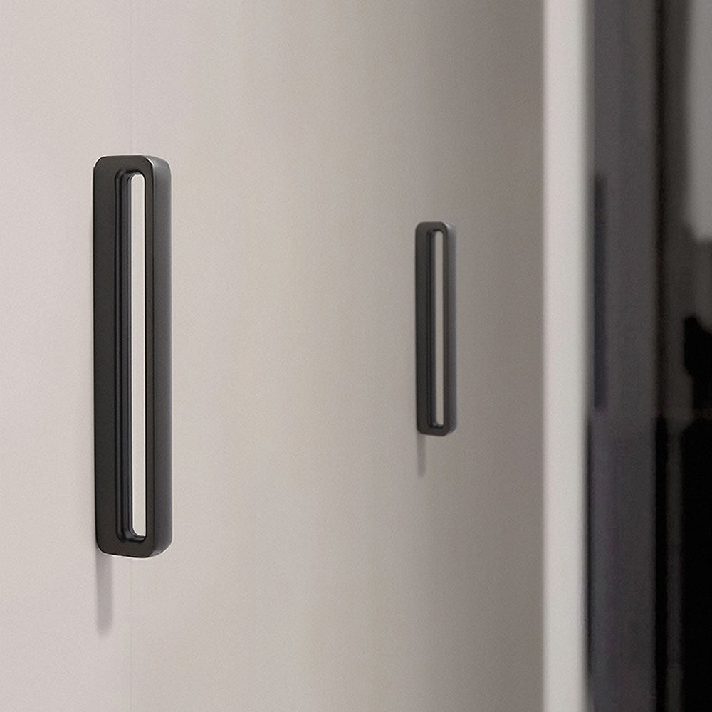 Comforsyco Rounded Rectangular Cabinet Pull Handles for Wine Cabinets