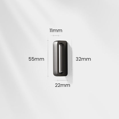 Comforsyco Rounded Rectangular Cabinet Pull Handles for Wine Cabinets