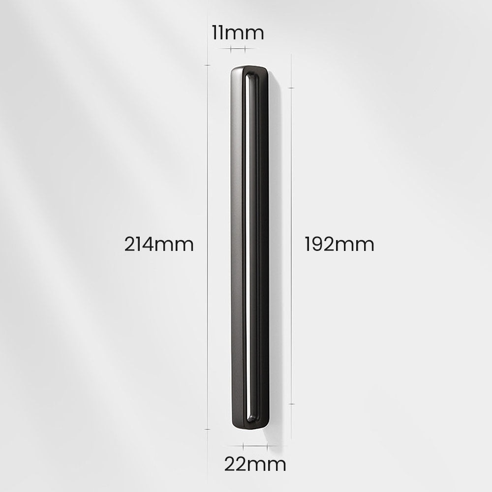 Comforsyco Rounded Rectangular Cabinet Pull Handles for Wine Cabinets