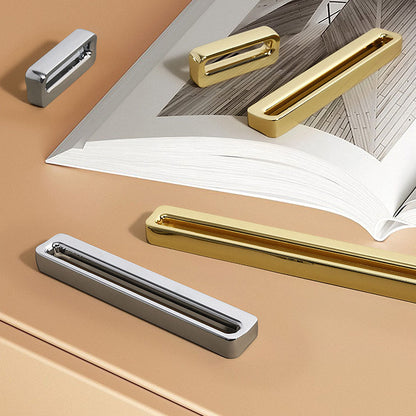 Comforsyco Rounded Rectangular Cabinet Pull Handles for Wine Cabinets
