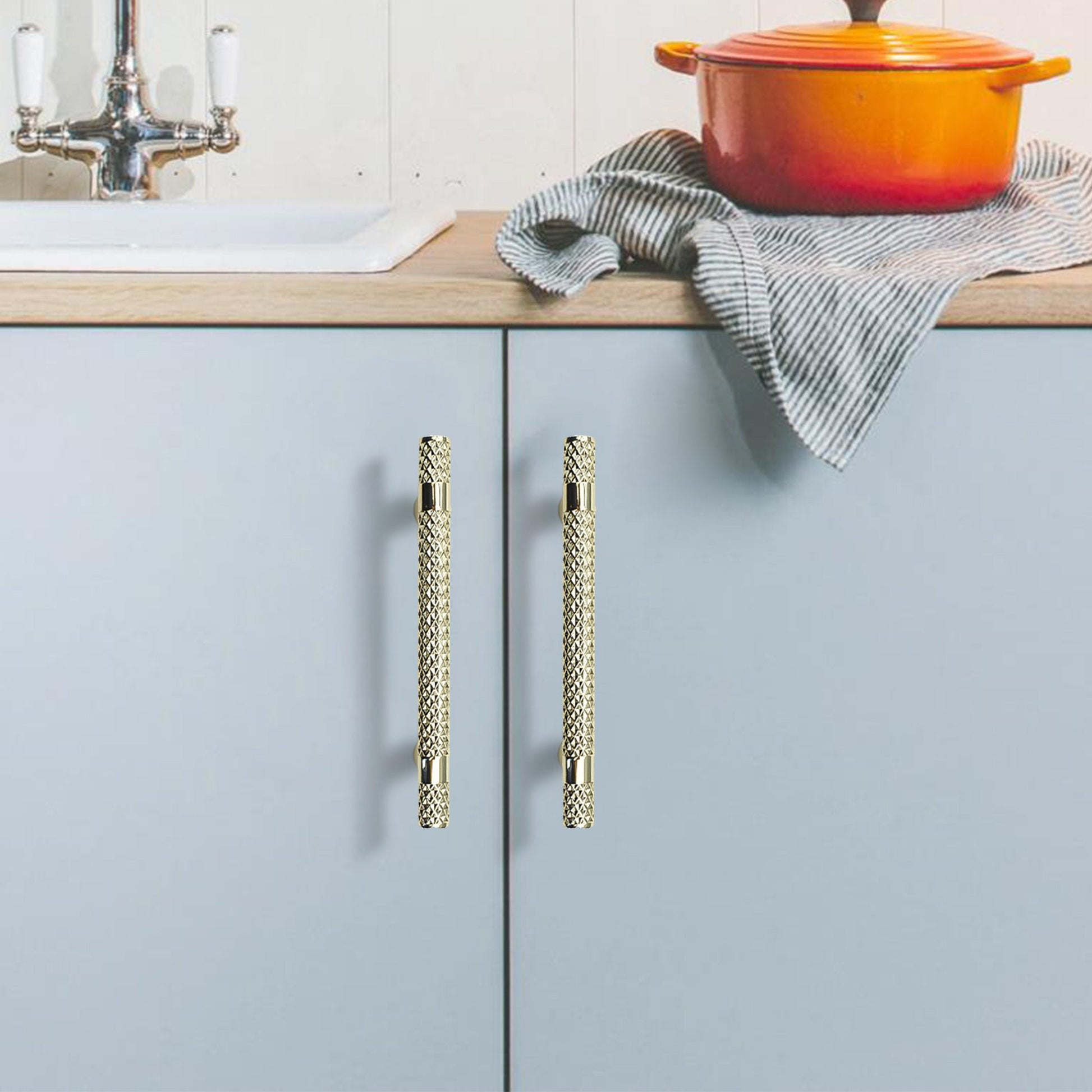 Comforsyco Shiny Modern Zinc Alloy Titanium Gold Black Door Pulls