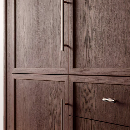 Comforsyco Silver Knurled Cabinet Handles and Knobs