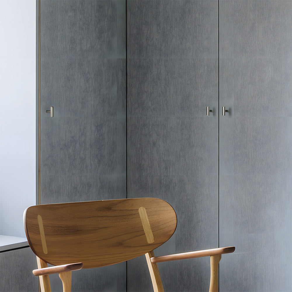 Comforsyco Silver Knurled Cabinet Handles and Knobs