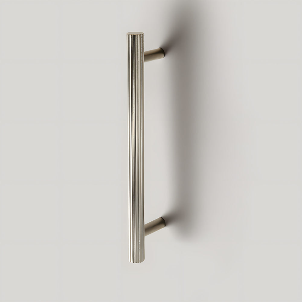 Comforsyco Silver Knurled Cabinet Handles and Knobs