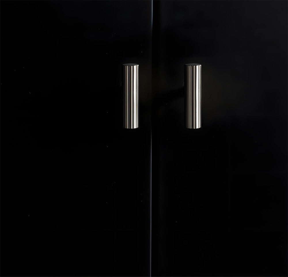 Comforsyco Silver Knurled Cabinet Handles and Knobs