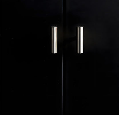 Comforsyco Silver Knurled Cabinet Handles and Knobs
