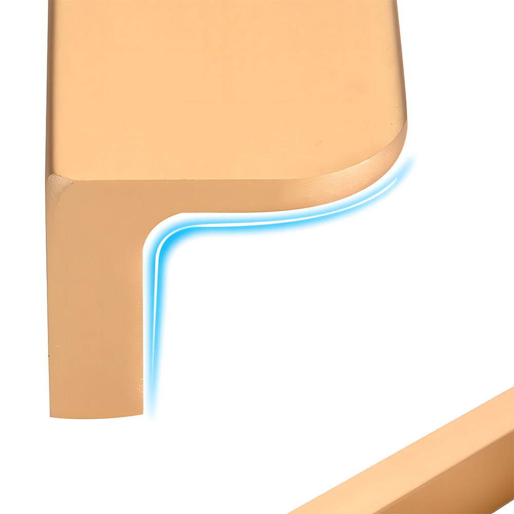Comforsyco Slim Aluminum Finger Edge Cabinet Pulls