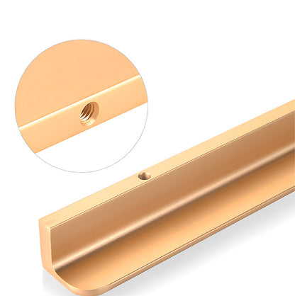 Comforsyco Slim Aluminum Finger Edge Cabinet Pulls