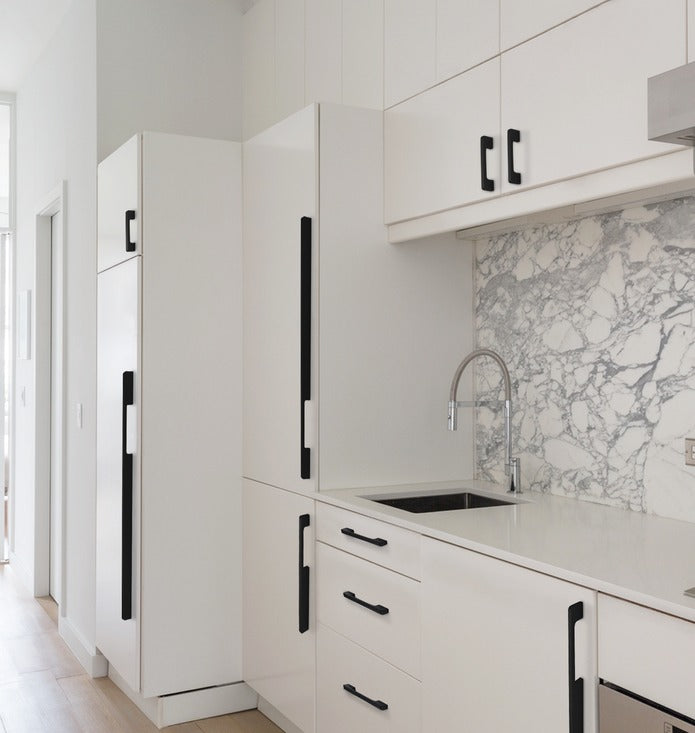 Comforsyco Slim Curved Bar Cabinet Pulls