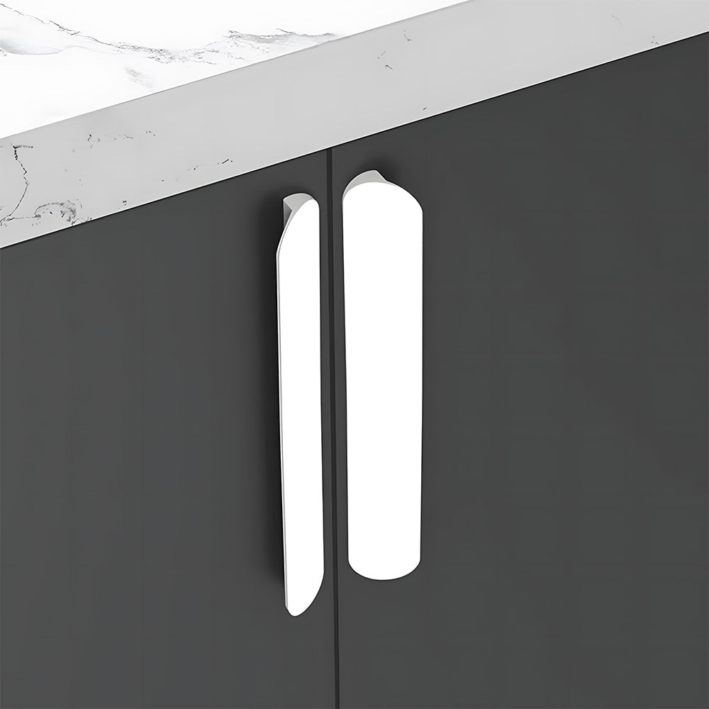 Comforsyco Slim Hidden Finger Edge Pulls for Dressers and Cabinets