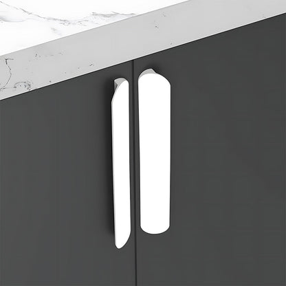 Comforsyco Slim Hidden Finger Edge Pulls for Dressers and Cabinets